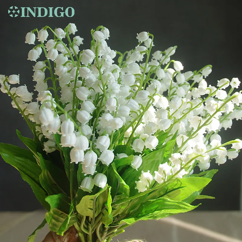 Wholesale 360pcs Canterburybeels Plastic White Wedding Flower Plastic