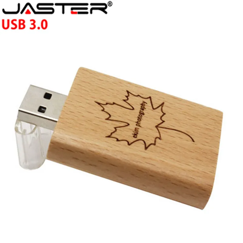 

USB-флеш-накопитель JASTER деревянный, 4/8/16/32/64 ГБ
