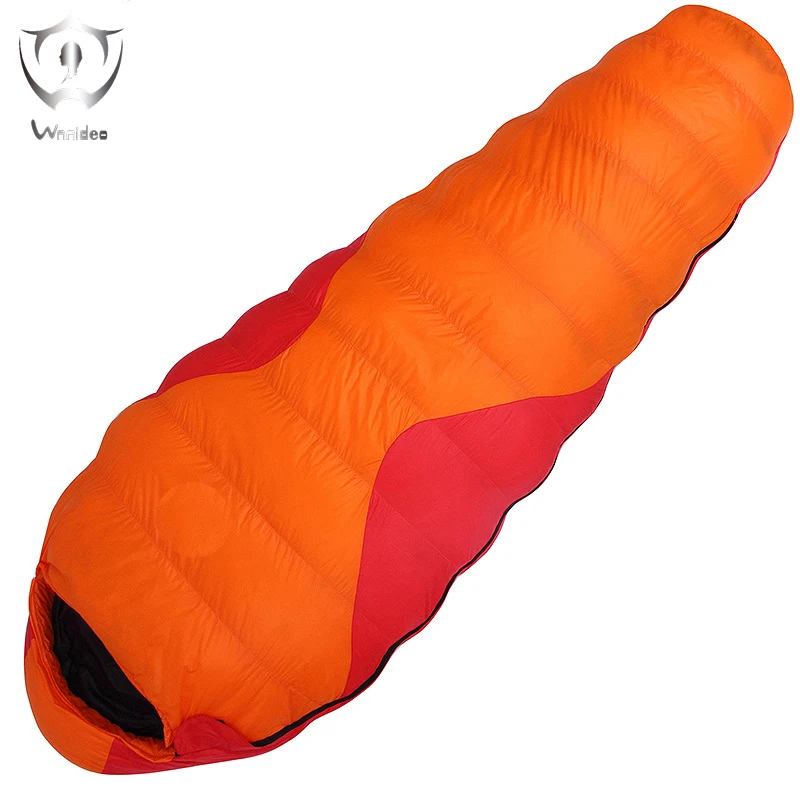 

2018 Wnnideo 90% White Duck Down Sleeping Bag Outdoor Sleeping Bag Mummy Style 1 pcs New Hot Keep Warm Camping Climbing