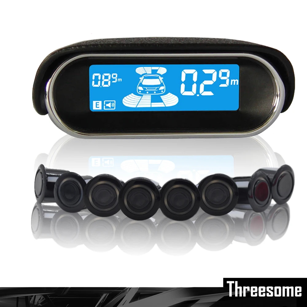 

Car Auto Parktronic LED Parking sensor 8 Sensors parking assistance reversing radar car detector parking assistance parking