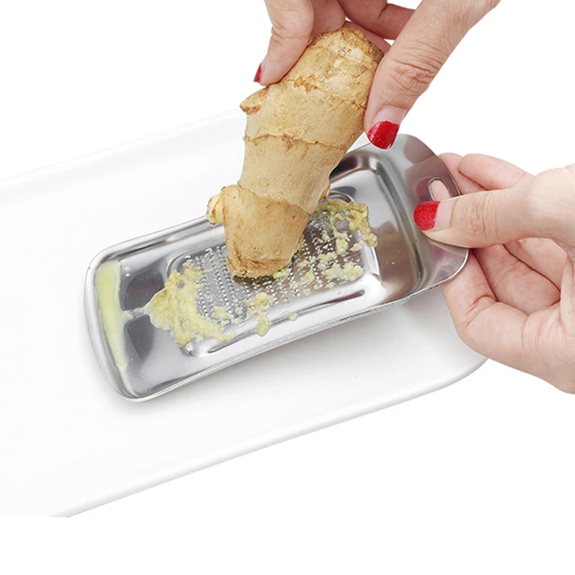 Japanese Thicken Stainless Steel Ginger Garlic Grater Manual Garlic