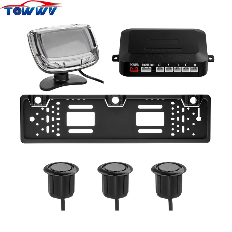 TOWWY OE312L new arrival LCD car parking sensor system European License