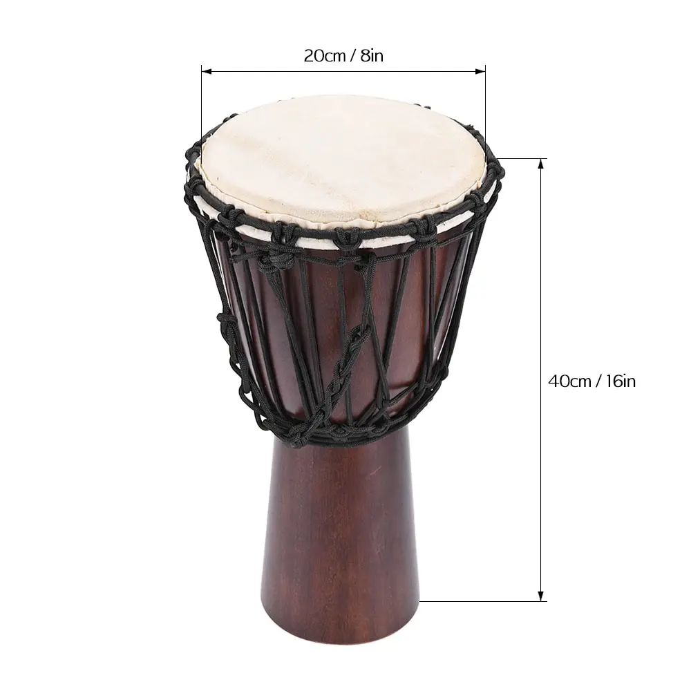 Профессиональный " Африканский Djembe ручной Bongo барабан ударный музыкальный инструмент выберите лиственных пород тела козлиной головы