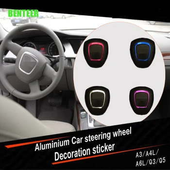 

Aluminum car steering wheel decoration for audi Quattro Sline A3 A4 A5 A6 A7 A8 TT S3 S4 S5 S6 S7 S8 Q3 Q5 Q7