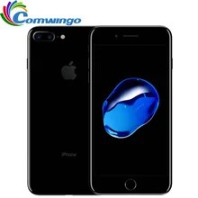 Apple original iphone 7 plus 3gb ram 32/128gb/256gb rom quad-core ios lte 12.0mp câmera iphone 7 mais telefone de impressão digital usado