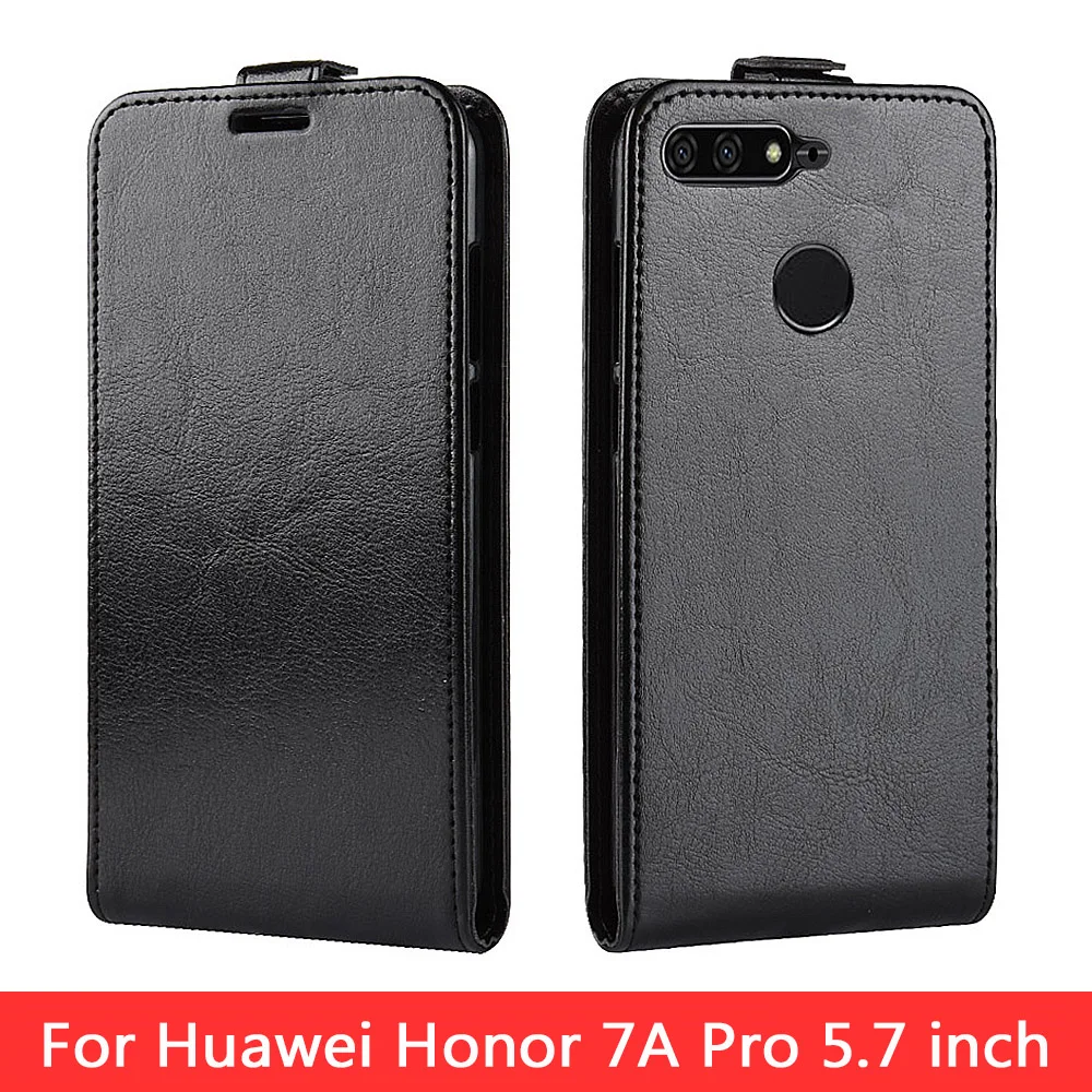 KHW1914_1_Vertical Flip Leather Case for Huawei Honor 7A Pro 5.7 inch