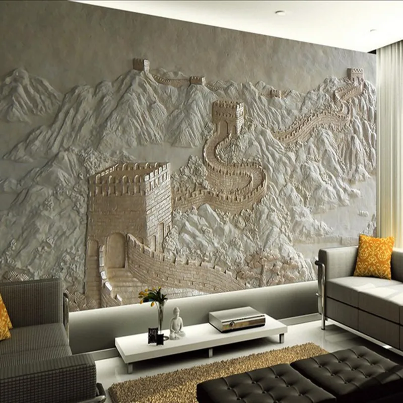 3D Wall Murals Wallpaper Great Wall Landscape for Living Room Bedroom koyle papel de parede Photo Wallpaper Chinese Style 3D Wall Murals Wallpaper Great Wall Landscape for Living Room Bedroom koyle papel de parede Photo Wallpaper Chinese Style