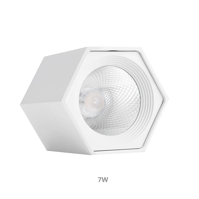 

Modern style surface mounted led ceiling down spot light 7W for coffee shop,restaurant lighting input AC100-240V