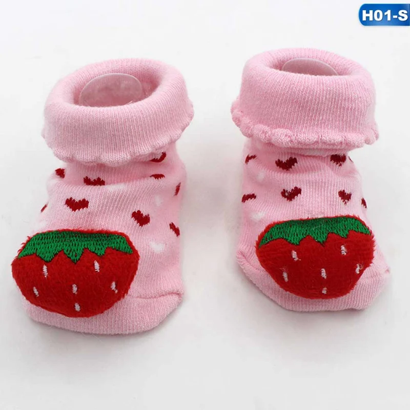 Baby Socks Rubber Anti Slip Floor Cartoon Kids Toddlers Autumn Spring Fashion Three-dimensional Animal Cute 0-6-12month Socks
