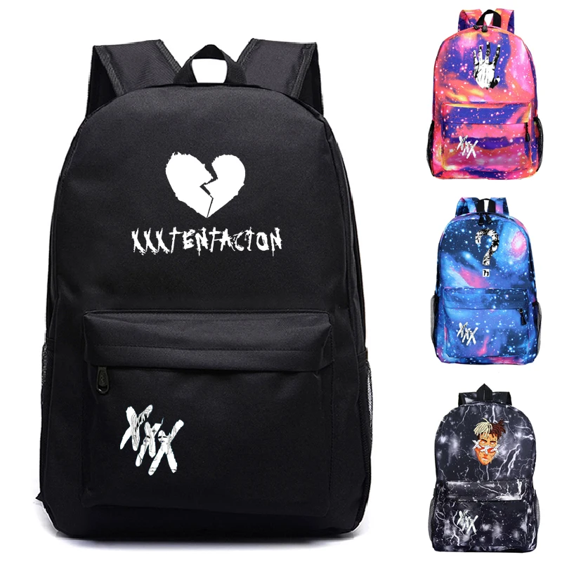 

XXXTentacion Backpack Schoolbag for Teenager Boys Girls Cute Casual Travel Bag Children Kids Cool Book Bag