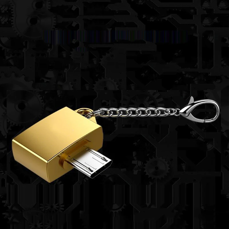 Металлический Micro USB OTG адаптер конвертер для телефона Android samsung USB планшет на флеш-накопитель мышь OTG концентратор