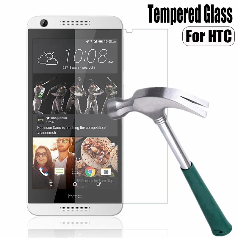 GVU 2.5D взрывозащищенное Закаленное стекло для htc U11 Plus Lite Защита экрана X9 C10 M10 M9 D516