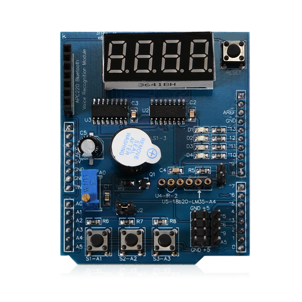 

Multifunctional Expansion Board Shield kit Based Learning for Arduino UNO TE552+