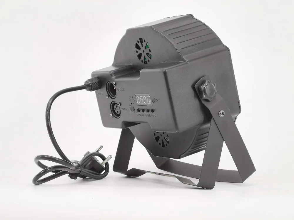 8 шт. 7x12 Вт Светодиодный светильник Par RGBW 4 в 1 плоский DMX512 сценический Dj