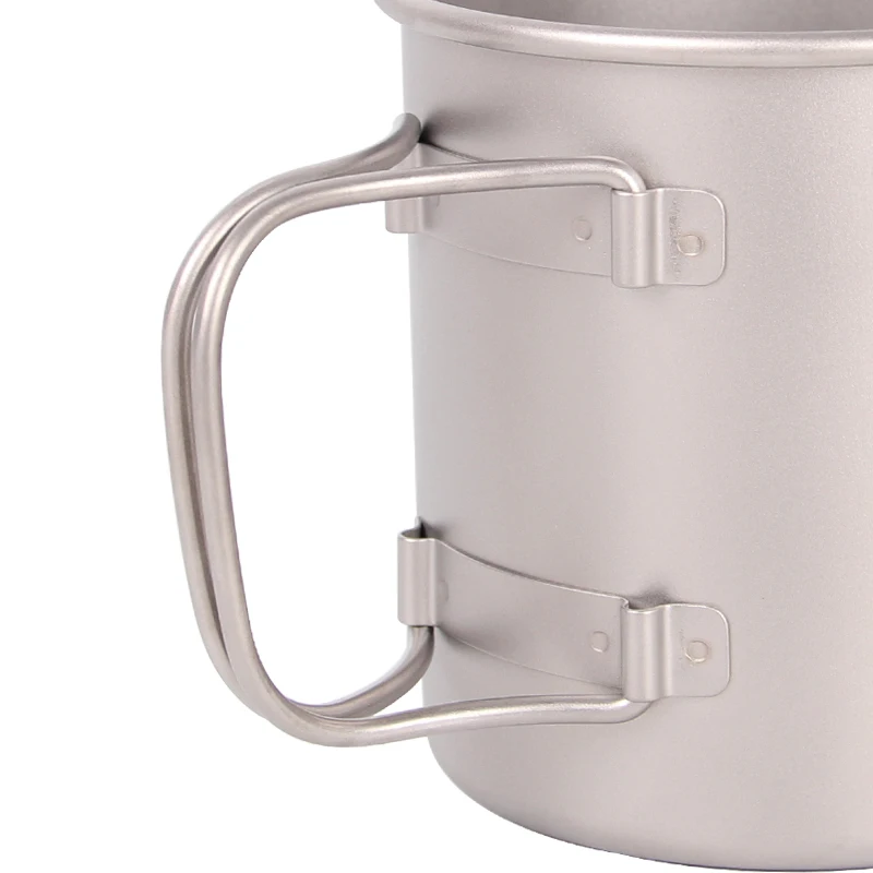 Keith Ti3201 300 ml de taza al aire libre vajilla Camping viajar mango plegable taza