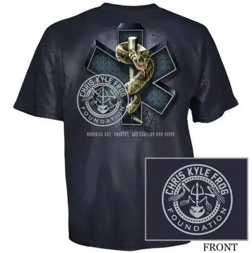 CHRIS KYLE FOUNDATION EMS футболка с логотипом в виде лягушки американская снайперская