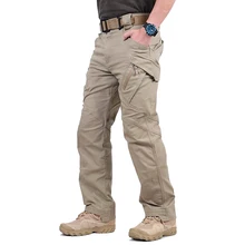 Tactical Cargo Pants Men Military Army Combat Pants Multi Pockets Cotton Stretch Flexible Man Casual Trousers XXXL 2019