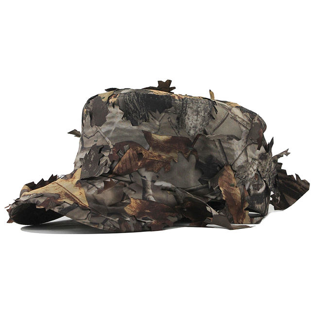 Men’s Flat Cap Washed Cotton Camouflage Military Leaf