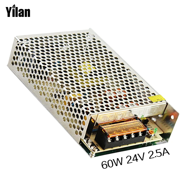 

60W 24V 2.5A Small Volume Single Output Switching power supply for LED Strip light