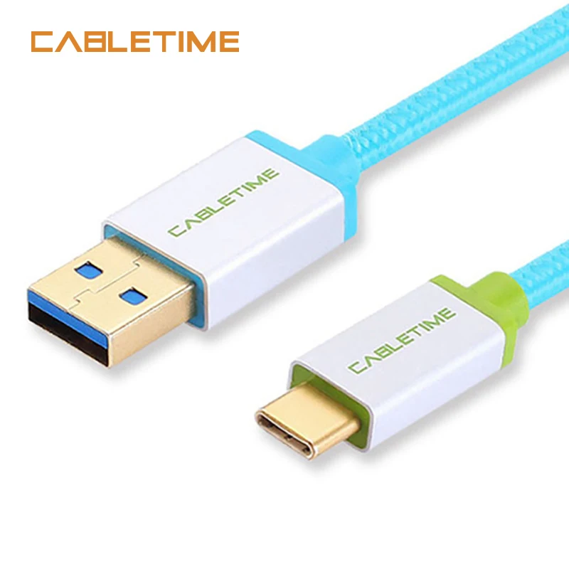Кабель USB Type-C Cabletime зарядный кабель 3 0 для Samsung Galaxy S9 Plus Note 9 Xiaomi Huawei one plus C передачи