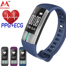 Смарт-браслет G20 PPG+ ЭКГ Oled сенсорный экран Смарт Браслет Фитнес крови Давление монитор сердечного ритма повязка Шагомер Спорт
