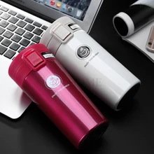 K2 HOGAR 380 ml Taza de Vacío de Acero Inoxidable Botella Botella de Viaje Taza a prueba de Fugas Taza de Aislamiento Térmico Caliente Termo de Viaje de La Moda taza
