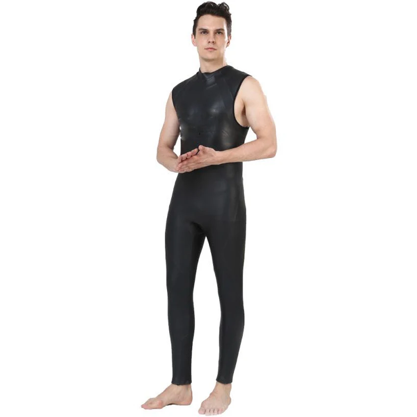 Neoprene Men Scuba Diving Vest Wetsuit Sleeveless Swimwear Kite Surfing Spearfishing Snorkeling Rash Guards (3)