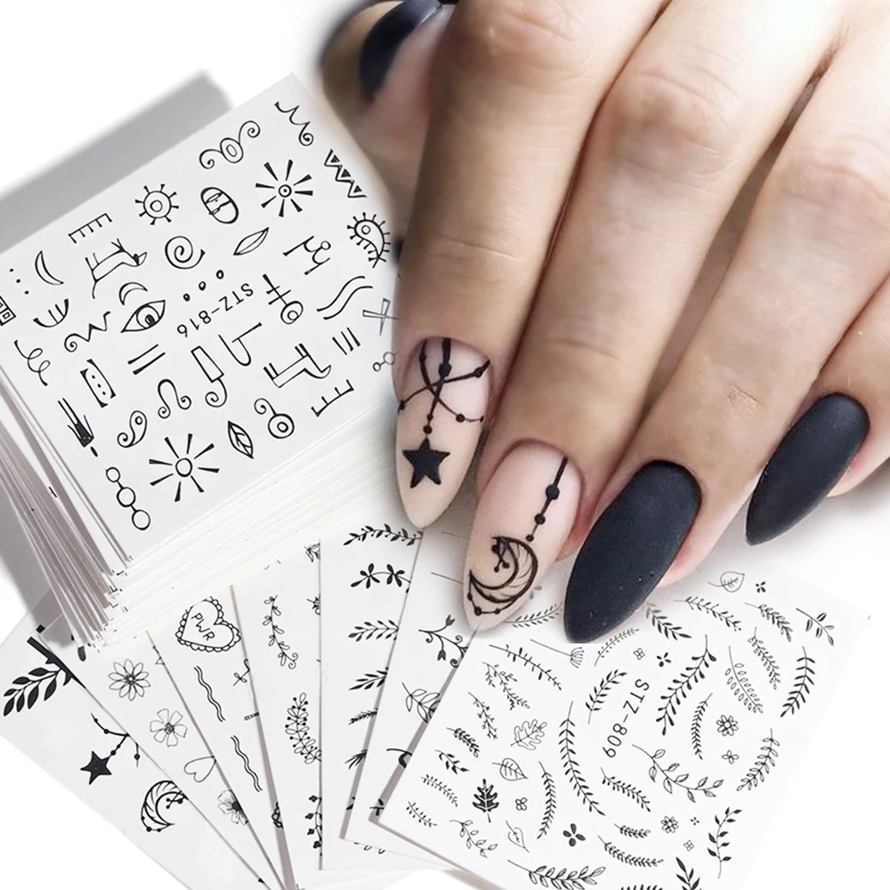 water transfer nail stickers