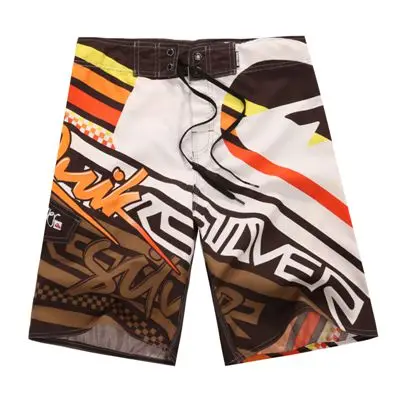 ASFTWO мужские летние пляжные шорты бермуды с принтом, быстросохнущие Серебристые шорты для серфинга, купальные костюмы для водных видов спорта - Цвет: Оранжевый