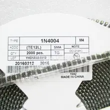 100 шт./лот диод M4 1N4004 SMD 1A 400V с выпрямительным диодом