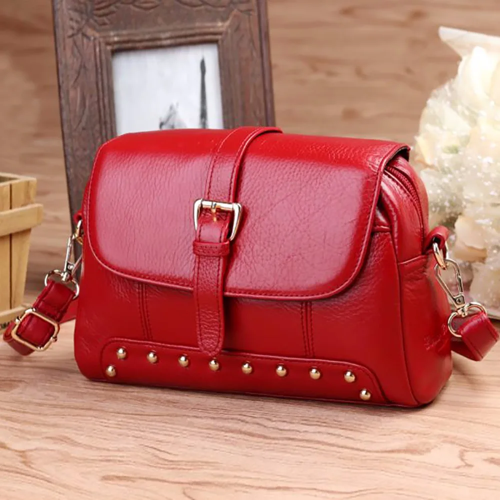 

Fashion Women Real Genuine Leather Tote Handbag Ladies Casual Cross Body Hobo Bags Famous Brand Cowhide Shoulder Messenger Bag