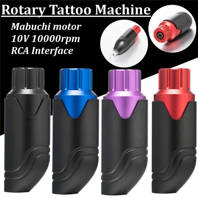 

10000RPM Aluminum Alloy Rotary Tattoo Machine Detachable Tattoo Motor Guns Needles Cartridge Pen Body Art Embroidery Accessories