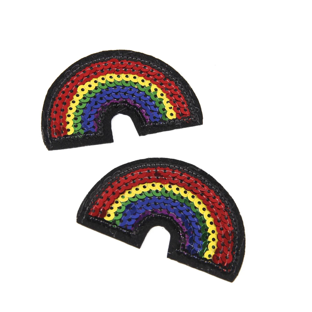 

5pcs Rainbow Star Sequins Patch Applique 20Pcs,DIY Sewing Patches Clothes Stickers Apparel Crafts,5Yc524