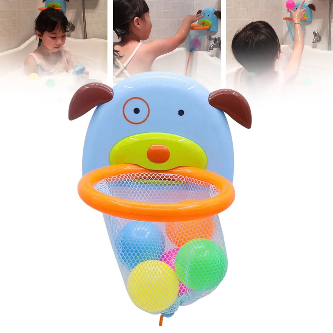

Children baby bathroom Toys shower water toys shooting toys marine play water throw basket basketball bath toys