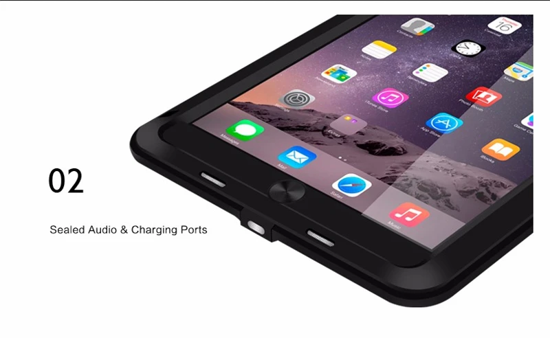 Aluminum Shockproof Case For iPad Air 2 (3)