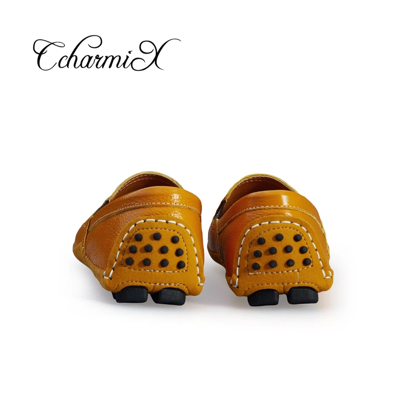 CcharmiX/большой размер 47; Мужская обувь из натуральной кожи без застежки; повседневные лоферы из натуральной кожи; мужские мокасины; итальянская дизайнерская обувь