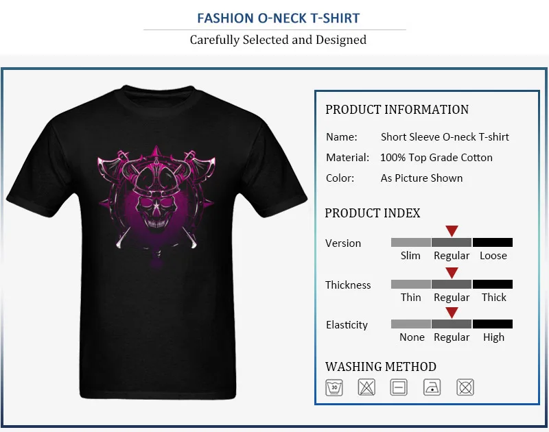 Tops Shirts VIKING Summer Fall 2018 Newest Normal Short Sleeve 100% Cotton O-Neck Men T Shirts Normal Tee Shirt VIKING