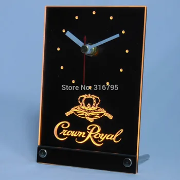 

tnc0104 Crown Royal Beer 3D LED Table Desk Clock