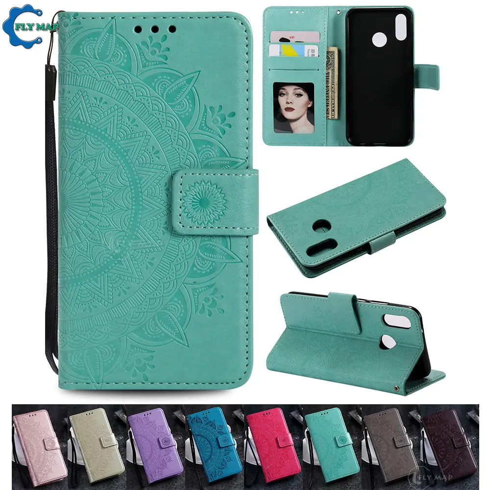 Flip Wallet Case For Huawei P20 Lite ANE-LX1 ANE-LX3 Floral Leather Phone Cover Capa Coque P 20 Lite P20lite ANE LX1 Lx3 l02 l22