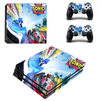 

Team Sonic Racing PS4 Pro Skin Sticker Decal Vinyl for Sony Playstation 4 Console and Controllers PS4 Pro Skin Sticker