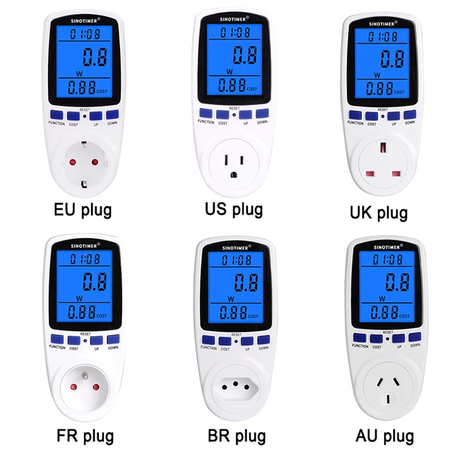 Calculadora De Consumo Ketotek Medidor De Consumo Eléctrico, Monitor De Electricidad Con Pantalla LCD Retroiluminada, Medidor Enchufe Ketotek
