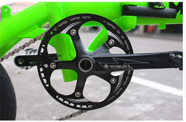 Mialo полый цельный велосипед crankset BYA412 BMX велосипедная система передняя Звездочка для велосипеда