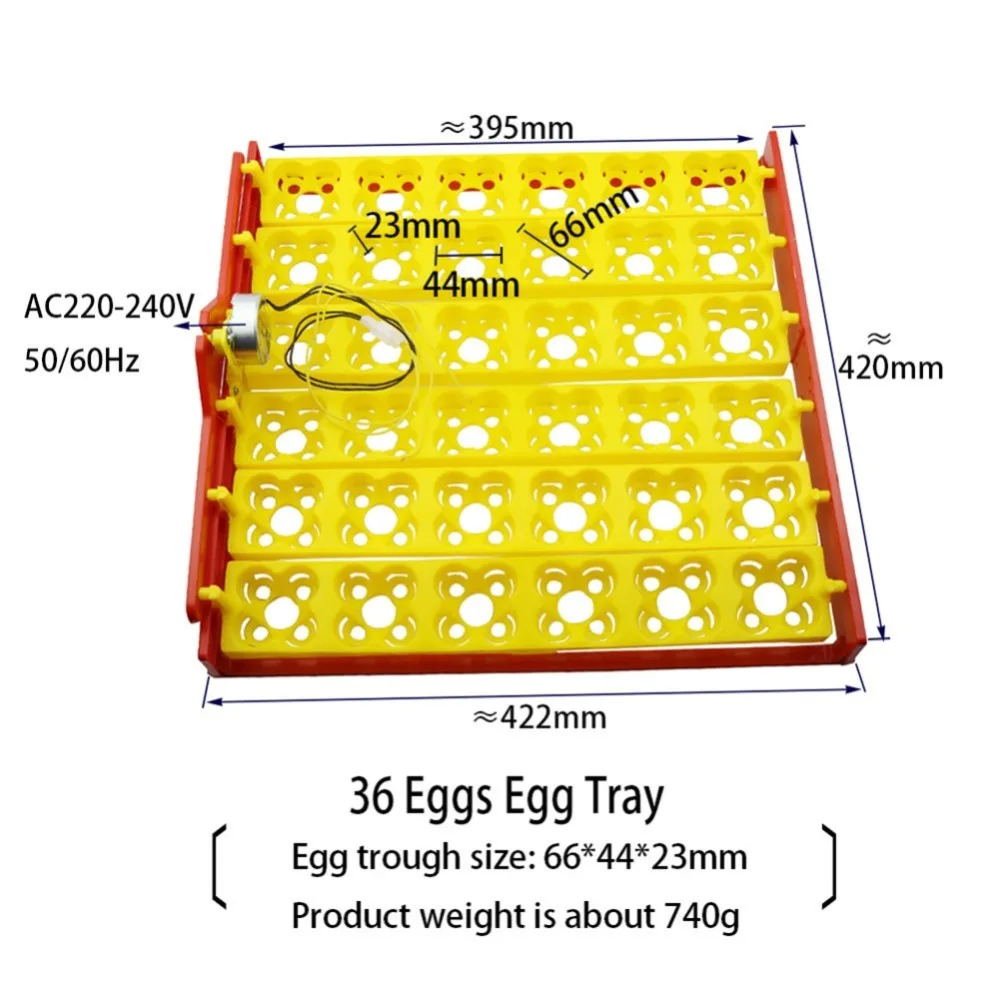 2 комплекта AC 220-240V 50/60HZ инкубатор для яиц инкубатор для вращения 56/48/36/24 яйцо корыто голубь цыпленка птицы яйцо инкубационное