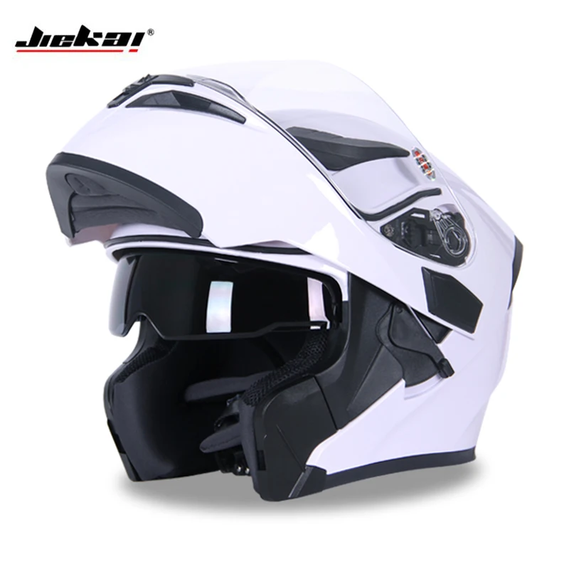 

NEW VERSION DOT ECE JIEKAI 902 Motorcycle Flip up Winter helmets Safety Racing Motocross Capacete Quad Dirt Bike helmet