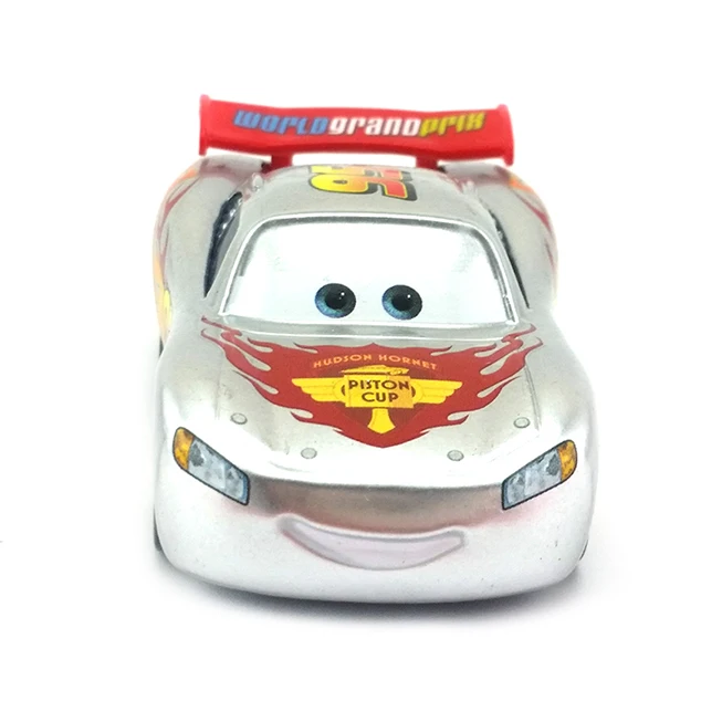 Disney Pixar Cars Gold Dinoco синий черный полицейский Молния Маккуин литой игрушечный автомобиль для детей 1:55 Свободный бренд и