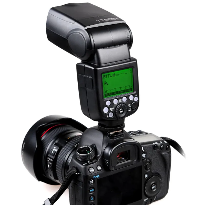 Godox TT685C Вспышка Speedlite Высокоскоростная синхронизация внешняя TTL для Canon EOS 1100D 1000D 7D