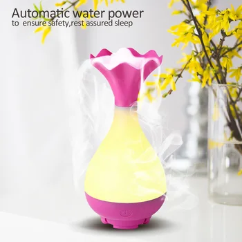 

95ml kbaybo USB Air Humidifier Ultrasonic Aromatherapy Essential Oil Aroma Diffuser with LED Night Light Mist Purifier for Home
