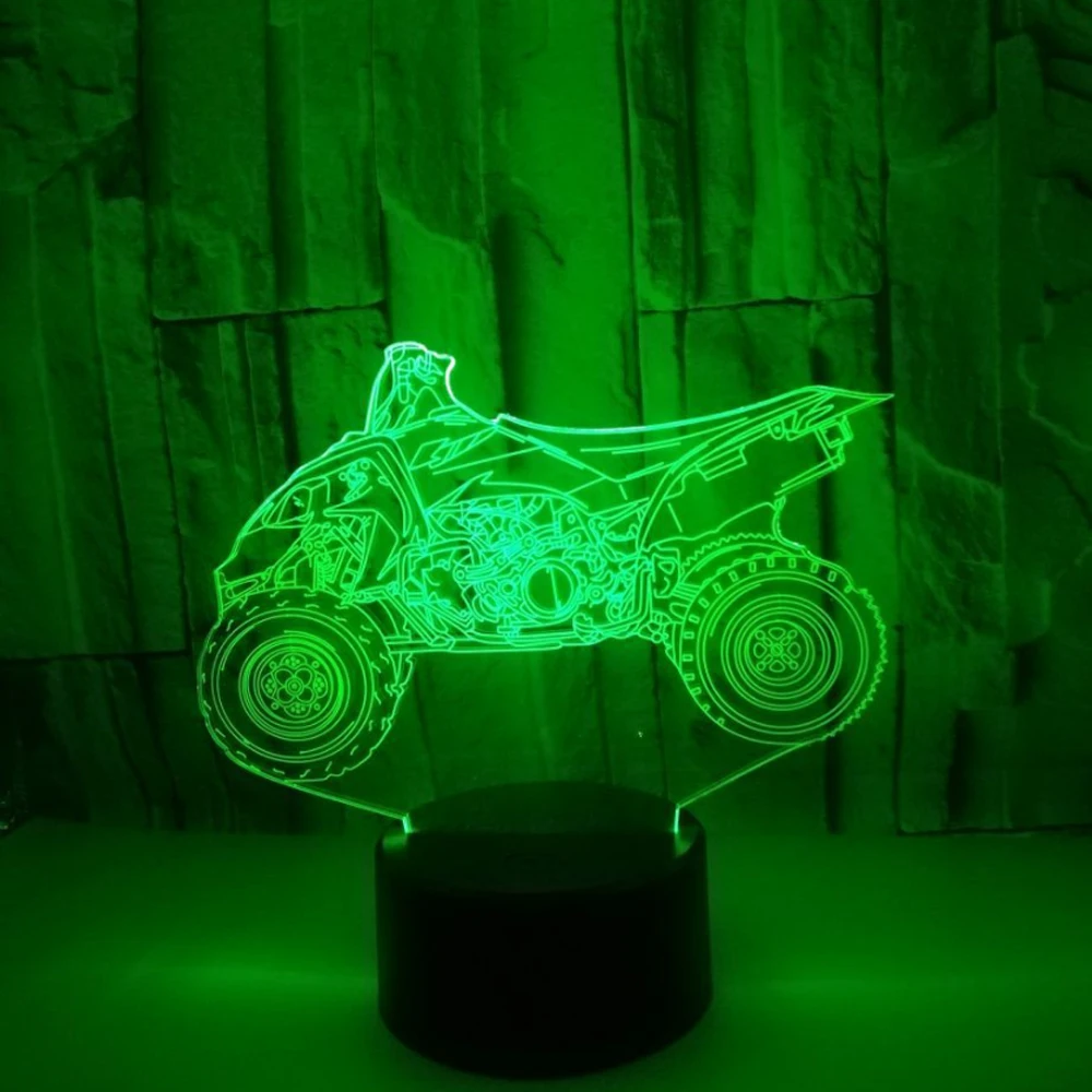 

Creative USB LED 3D Lamp LED Motorcycle Model 3D Sensor Night Light Atmosphere Lamp For kid Bedroom Decoration Lights & Holiday