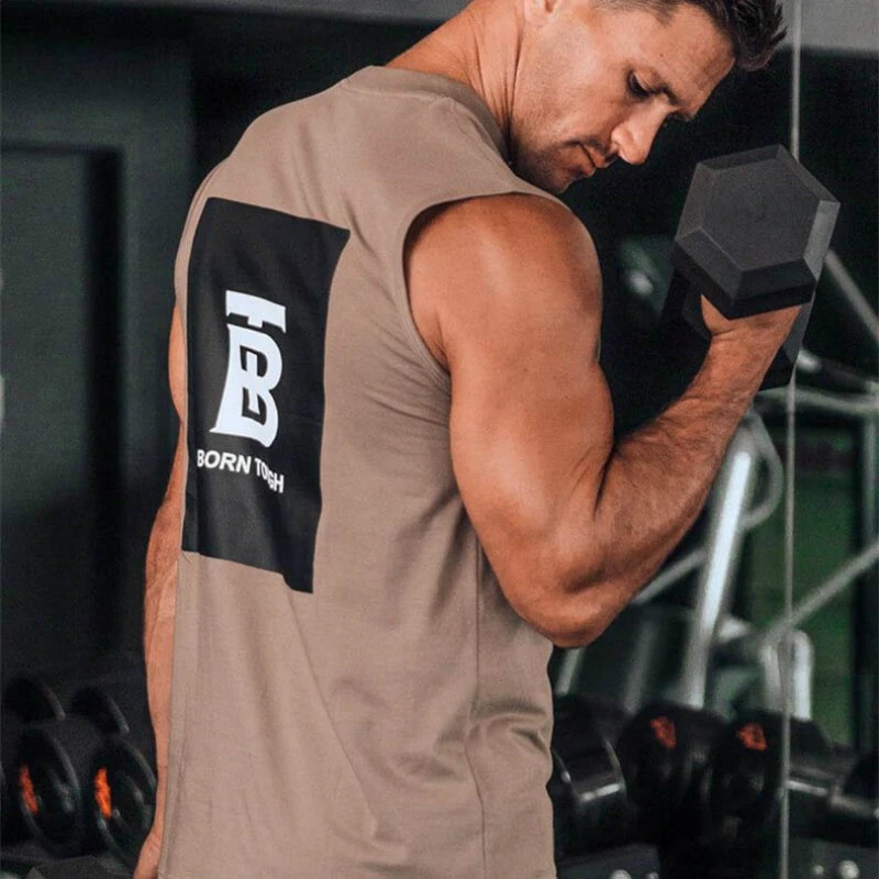 

Sleeveless Sport T Shirt Men Gym Running Shirt Sports Tshirt Quick Dry Crossfit Vest Fitness Tank Tops Bodybuilding Sportswear