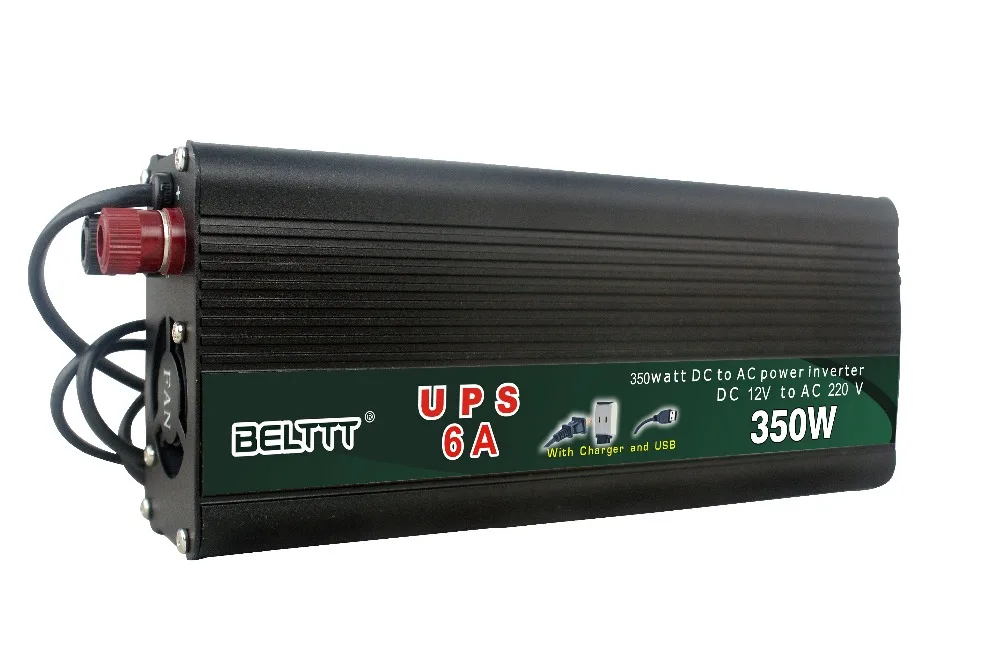 350 Вт Солнечный инвертор с 350 Вт 12В модифицированный синусоидальный инвертор с зарядным устройством UPS